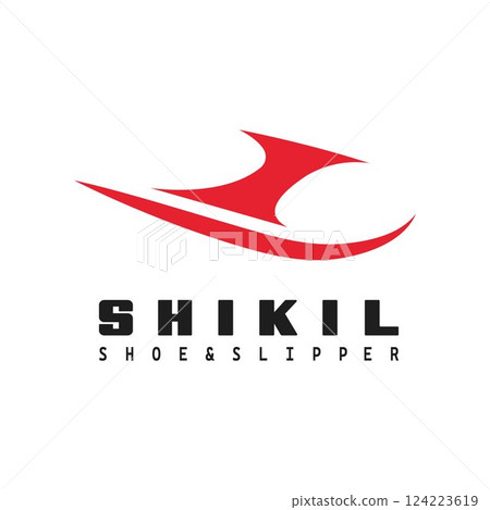vector design of shoes and sandals logo brand vector design of shoes and sandals logo brand 124223619