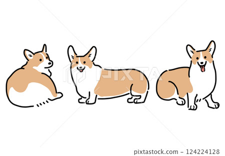 柯基犬插圖集 124224128
