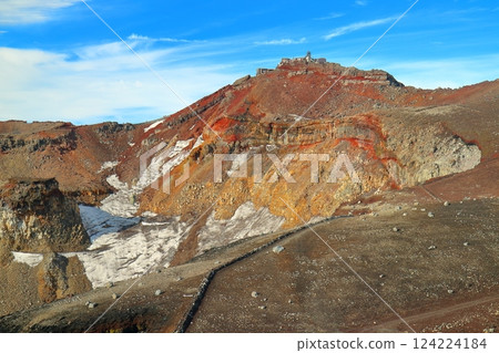 The summit of Mt. Fuji on a clear day (Kengamine) 124224184