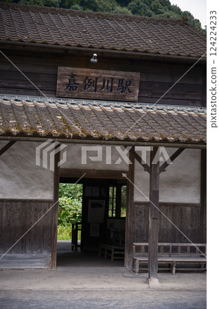 Scenery of the entrance to Kareigawa Station Scenery of the entrance to Kareigawa Station 124224233