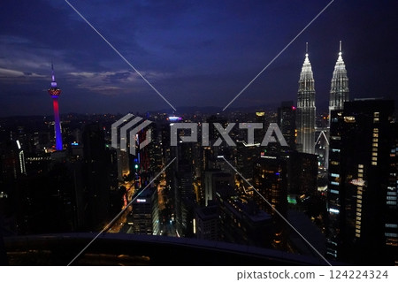 Kuala Lumpur night view 124224324