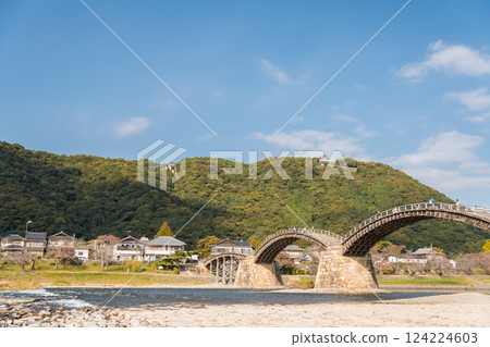 [Kintai Bridge and Iwakuni Castle] 124224603