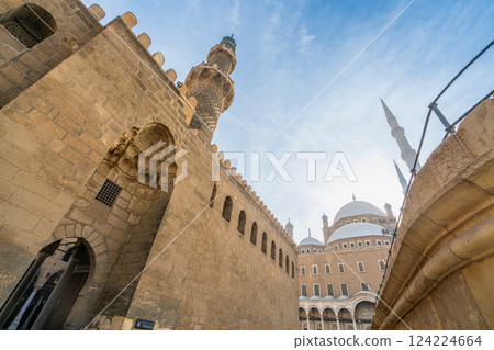 Ottoman Walls: Mohamed Ali Mosque, Cairo View. Ottoman Walls: Mohamed Ali Mosque, Cairo View. 124224664