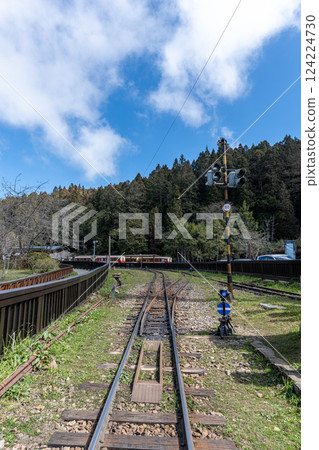 Railroads in Alishan National Park Railroads in Alishan National Park 124224730