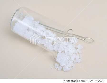 Zinc nitrate on the beige background Zinc nitrate on the beige background 124225570