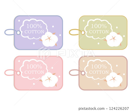 手繪棉質插圖和圖標 手繪棉質插圖和圖標 124226207