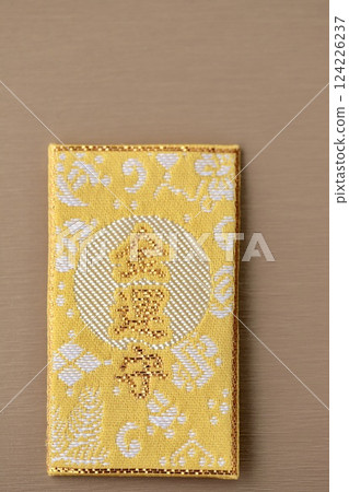 Japanese amulet money luck charm 124226237