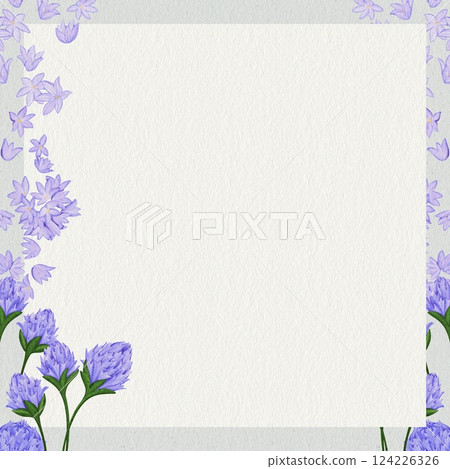 Chive blossoms flower on Simple background 124226326