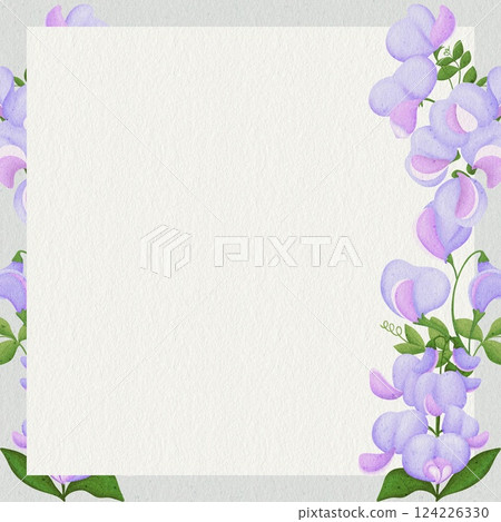 Pea flower on Simple background Pea flower on Simple background 124226330