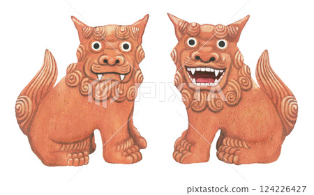 Illustration of Shisa Illustration of Shisa 124226427