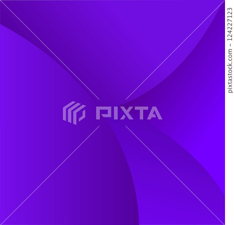 Elegant and beautiful gradient background illustration material Purple curve Abstract silk glossy texture 124227123