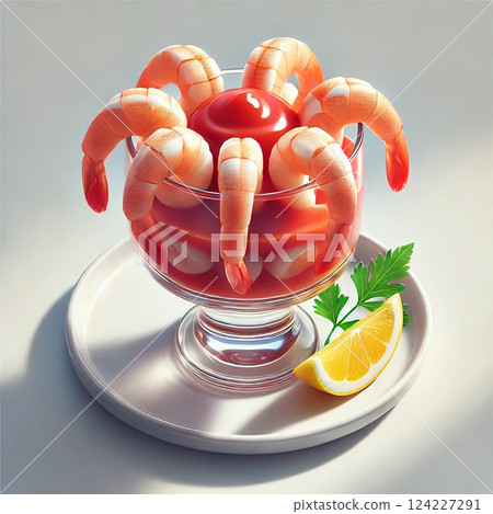 Shrimp cocktail 124227291