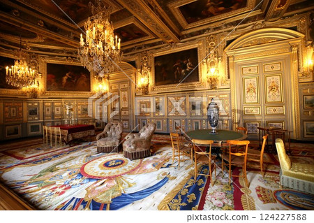 The Grand Apartment of the Fontainebleau Palace, a World Heritage Site 124227588