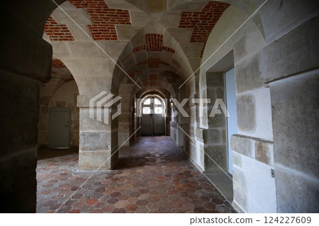 Inside the Palace of Fontainebleau, a UNESCO World Heritage Site 124227609