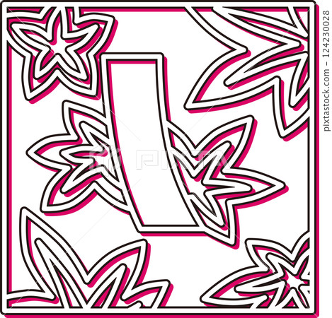 Color shadow square simple Hanafuda Kannazuki Autumn leaves Blue short October Autumn leaves and blue short Color shadow square simple Hanafuda Kannazuki Autumn leaves Blue short October Autumn leaves and blue short 124230028