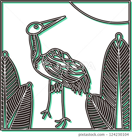 彩影坊 花札 - 一月 松鶴 - 一月 松鶴 124230104