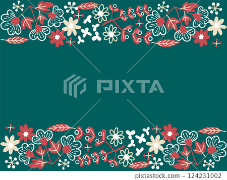 Scandinavian style Christmas frame 124231002