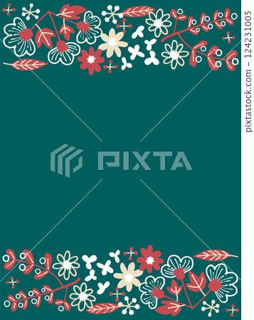 Scandinavian style Christmas frame Scandinavian style Christmas frame 124231005