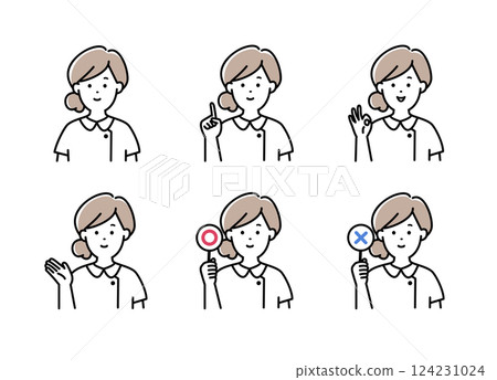 護士面部表情集 124231024