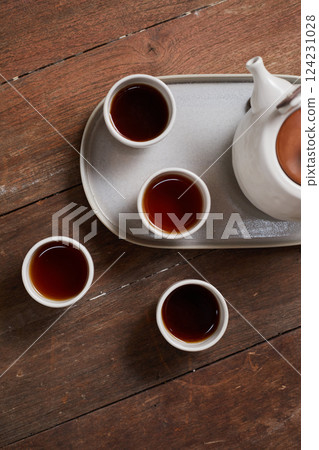 Close up hot tea 124231028