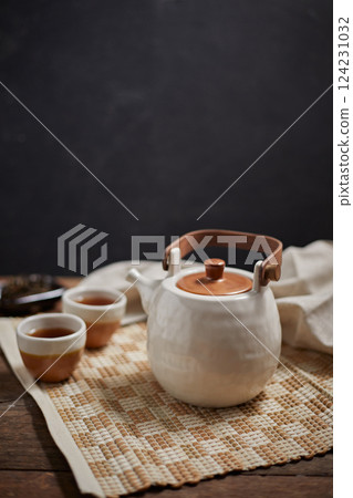 Close up hot tea 124231032