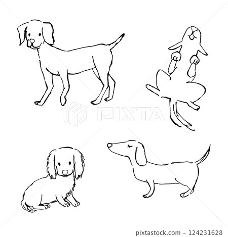狗插圖集 狗插圖集 124231628