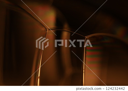 Green glossy liquid surface, colourful abstract, surrealistic art, line of light, black background, beautiful science 124232442