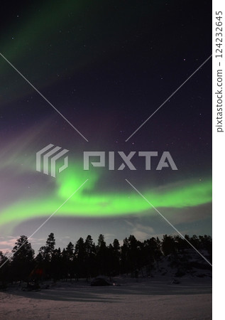 Inari, Finland, is located within the Arctic Circle and has a high chance of seeing the Northern Lights. Inari, Finland, is located within the Arctic Circle and has a high chance of seeing the Northern Lights. 124232645