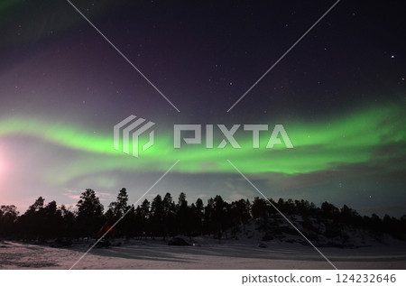 Inari, Finland, is located within the Arctic Circle and has a high chance of seeing the Northern Lights. Inari, Finland, is located within the Arctic Circle and has a high chance of seeing the Northern Lights. 124232646