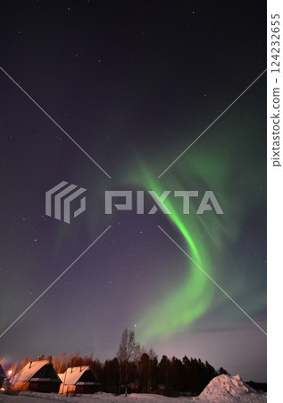 Inari, Finland, is located within the Arctic Circle and has a high chance of seeing the Northern Lights. Inari, Finland, is located within the Arctic Circle and has a high chance of seeing the Northern Lights. 124232655