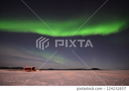Inari, Finland, is located within the Arctic Circle and has a high chance of seeing the Northern Lights. Inari, Finland, is located within the Arctic Circle and has a high chance of seeing the Northern Lights. 124232657