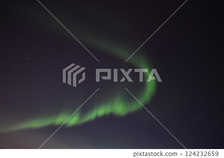 Inari, Finland, is located within the Arctic Circle and has a high chance of seeing the Northern Lights. 124232659