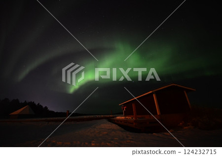 Inari, Finland, is located within the Arctic Circle and has a high chance of seeing the Northern Lights. Inari, Finland, is located within the Arctic Circle and has a high chance of seeing the Northern Lights. 124232715