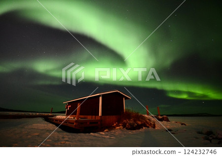 Inari, Finland, is located within the Arctic Circle and has a high chance of seeing the Northern Lights. Inari, Finland, is located within the Arctic Circle and has a high chance of seeing the Northern Lights. 124232746
