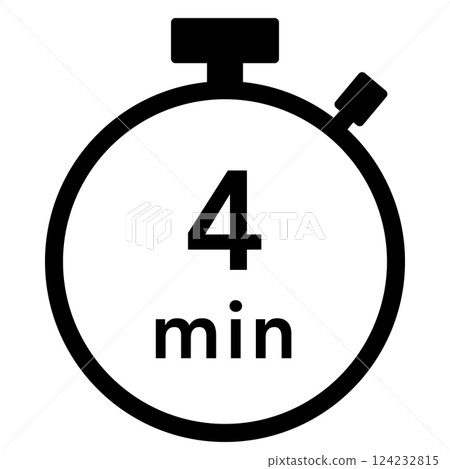 4 分鐘秒錶圖標 124232815
