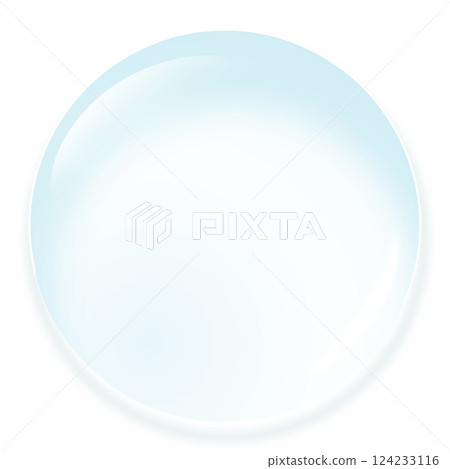 Bubble sphere transparent png light blue water bubble background illustration material summer refreshing 124233116