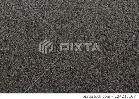 Close up black sandpaper texture for background Close up black sandpaper texture for background 124233167