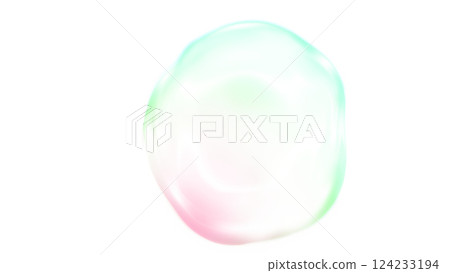 五顏六色的春季凝膠氣泡插畫背景材質粉紅色綠色柔和色圓形框架 124233194