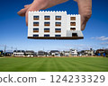 Mansion in open space 124233329