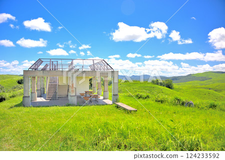 Chugoku Region, Akiyoshidai, Akiyoshidai Karst Road and the karst plateau: a scenic spot, Bito Observatory, Miya City, Yamaguchi Prefecture Chugoku Region, Akiyoshidai, Akiyoshidai Karst Road and the karst plateau: a scenic spot, Bito Observatory, Miya City, Yamaguchi Prefecture 124233592