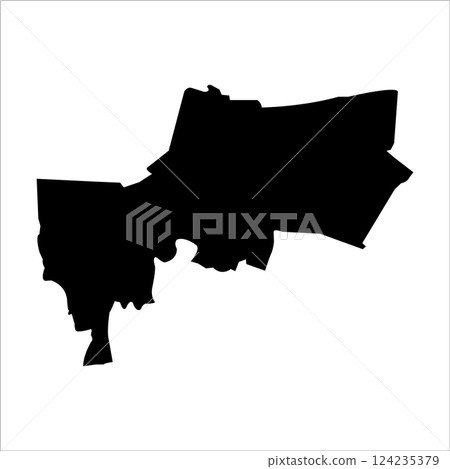 Map of Bangkok, Thailand 124235379