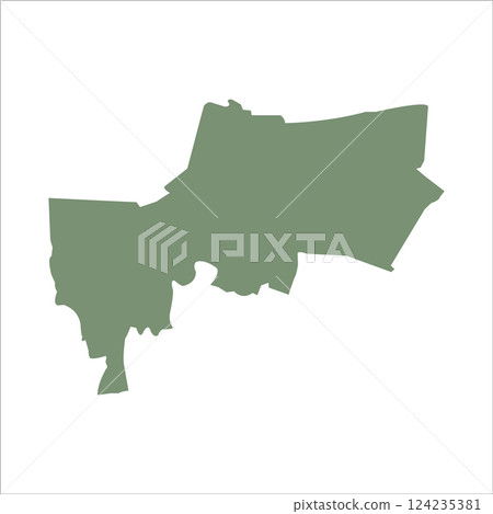 Map of Bangkok, Thailand 124235381