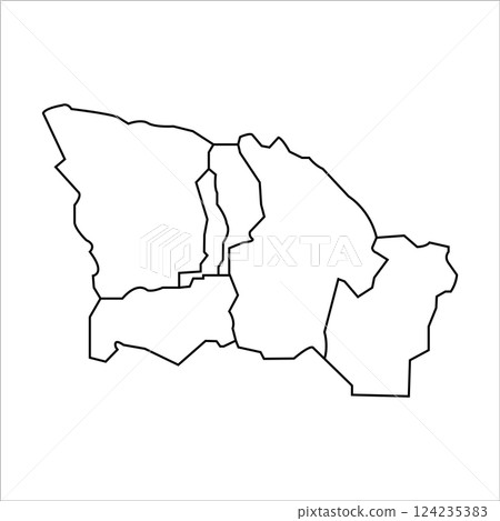 Map of Ulaanbaatar, Mongolia 124235383