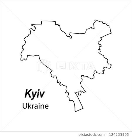 Kyiv, Ukraine map Kyiv, Ukraine map 124235395