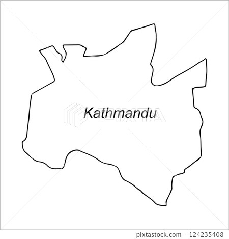 Map of Kathmandu, Nepal Map of Kathmandu, Nepal 124235408