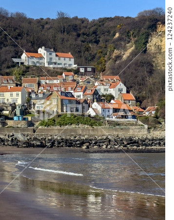 Runswick Bay in North Yorkshire - United Kingdom Runswick Bay in North Yorkshire - United Kingdom 124237240