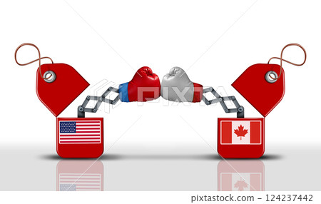 Canada US  Tariff Fight 124237442
