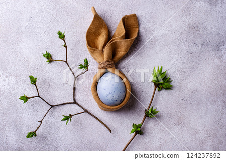 Easter eggs paint with natural dye Easter eggs paint with natural dye 124237892