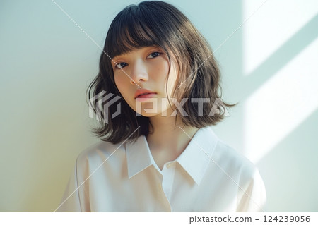 Beautiful skin woman "AI generated image" Beautiful skin woman "AI generated image" 124239056