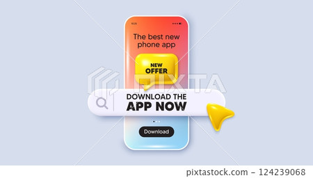 Download the app now. Phone mockup screen. New offer tag. Special price sign. Advertising Discounts symbol. Phone download app search bar. New offer text message. Vector Download the app now. Phone mockup screen. New offer tag. Special price sign. Advertising Discounts symbol. Phone download app search bar. New offer text message. Vector 124239068